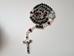Hemalyke and Red Benedictine Ladder Rosary - 